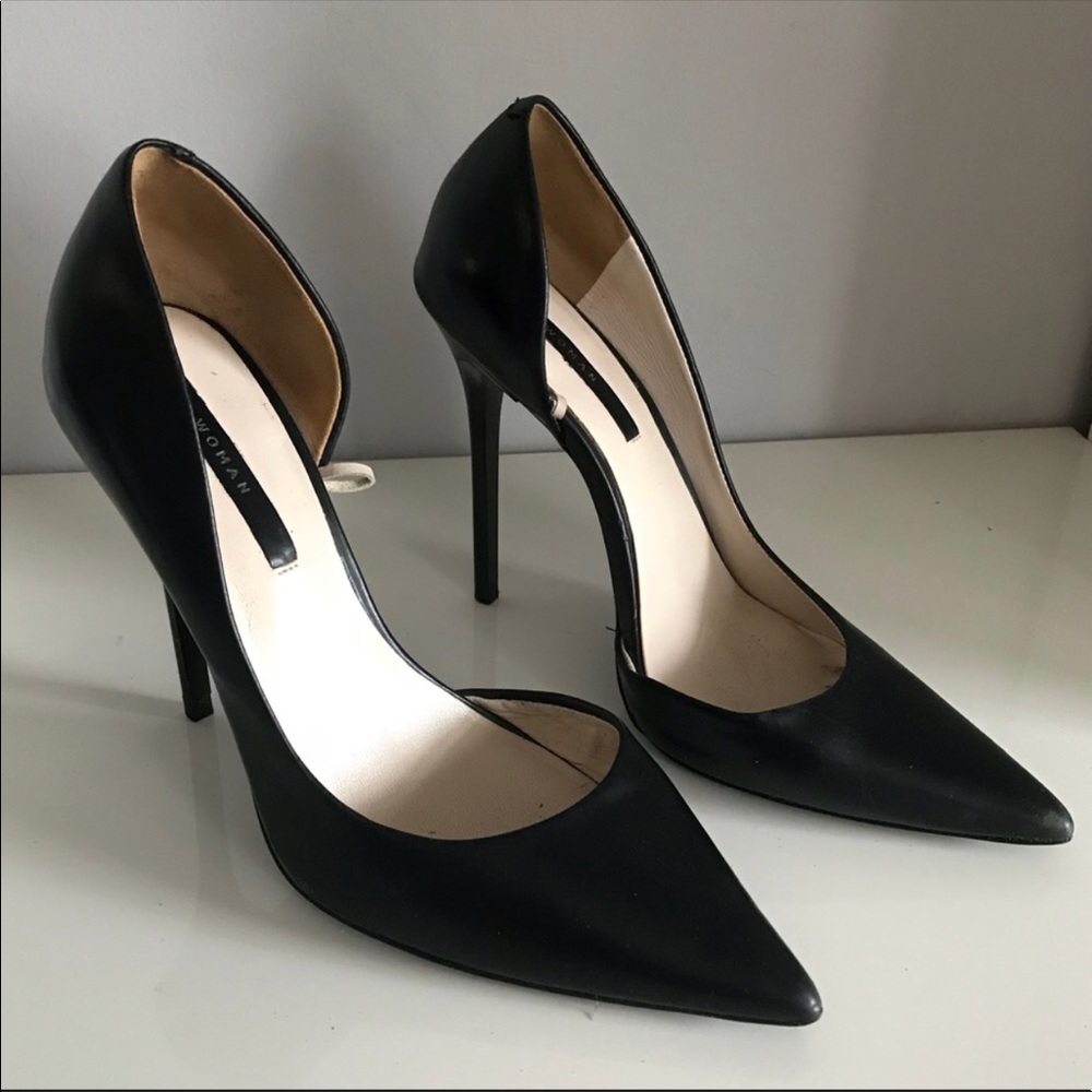 ZARA sexy stiletto heels with side cut out